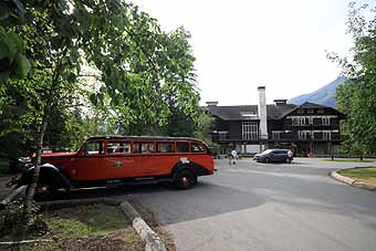 Red Jammer and McDonald Lodge